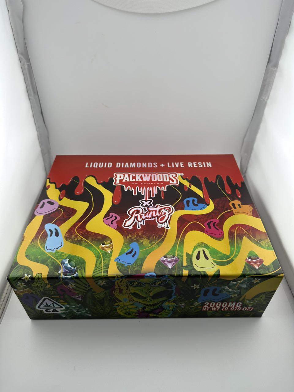 Packwoods x Runtz 2g disposables