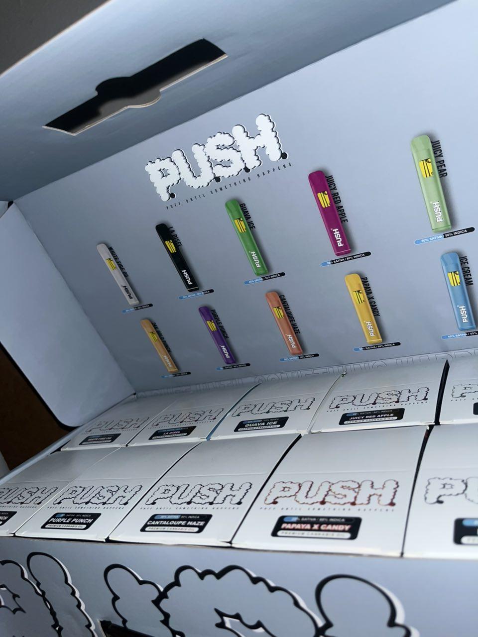 Push live resin disposable