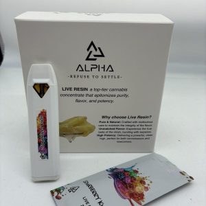 Alpha live resin disposable