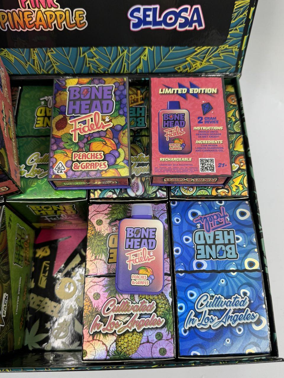 BONEHEAD X FIDELS LIVE RESIN DISPOSABLES