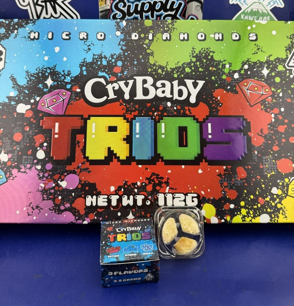 Crybaby Trios Live Resin Micro Diamonds