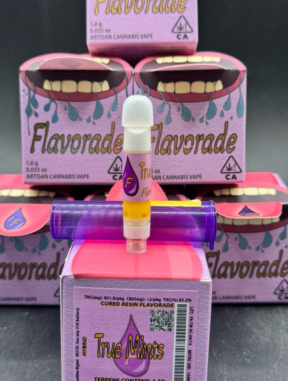 Flavorade live resin carts