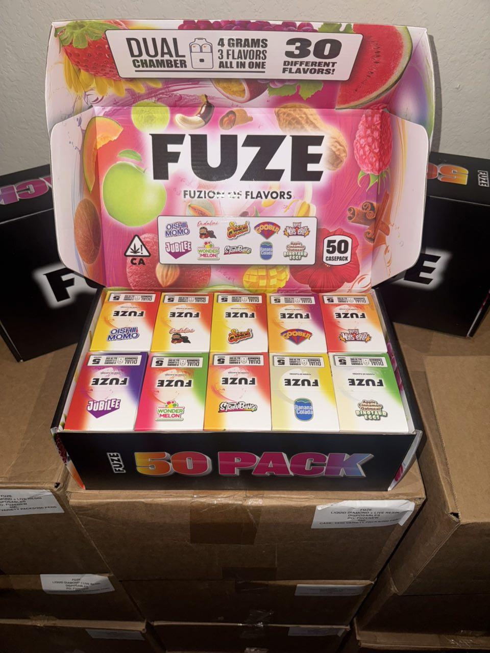 Fuze live resin 4g Disposables