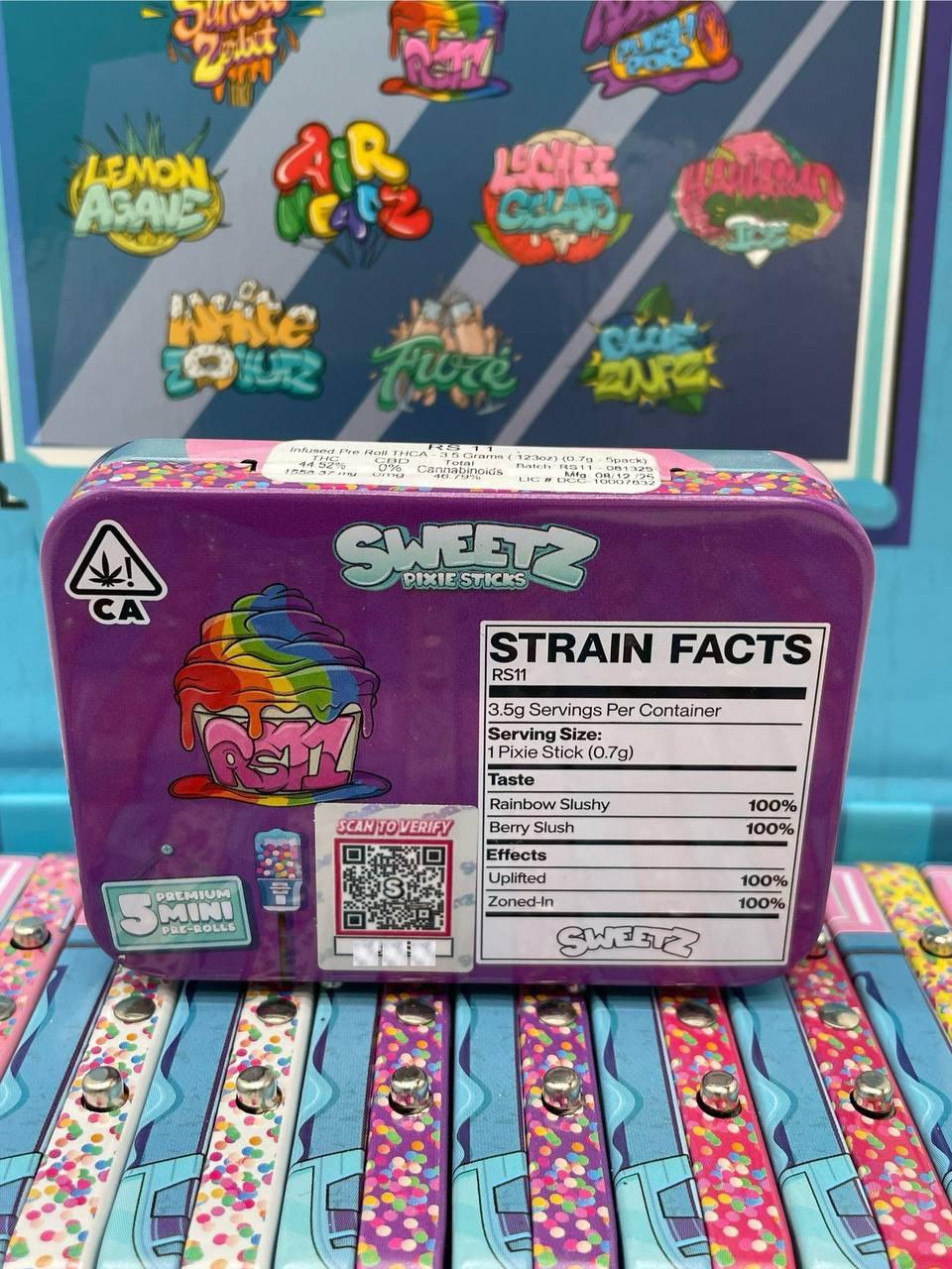 Sweetz Pixie Sticks pre rolls