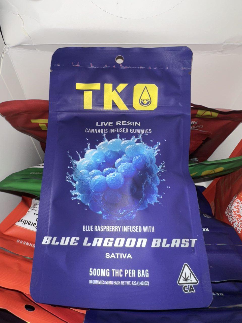 TKO live resin cannabis gummies