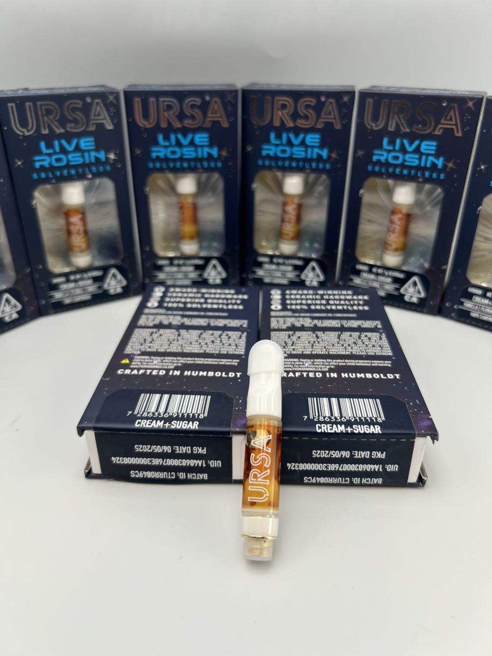 URSA 1G LIVE ROSIN CARTRIDGES