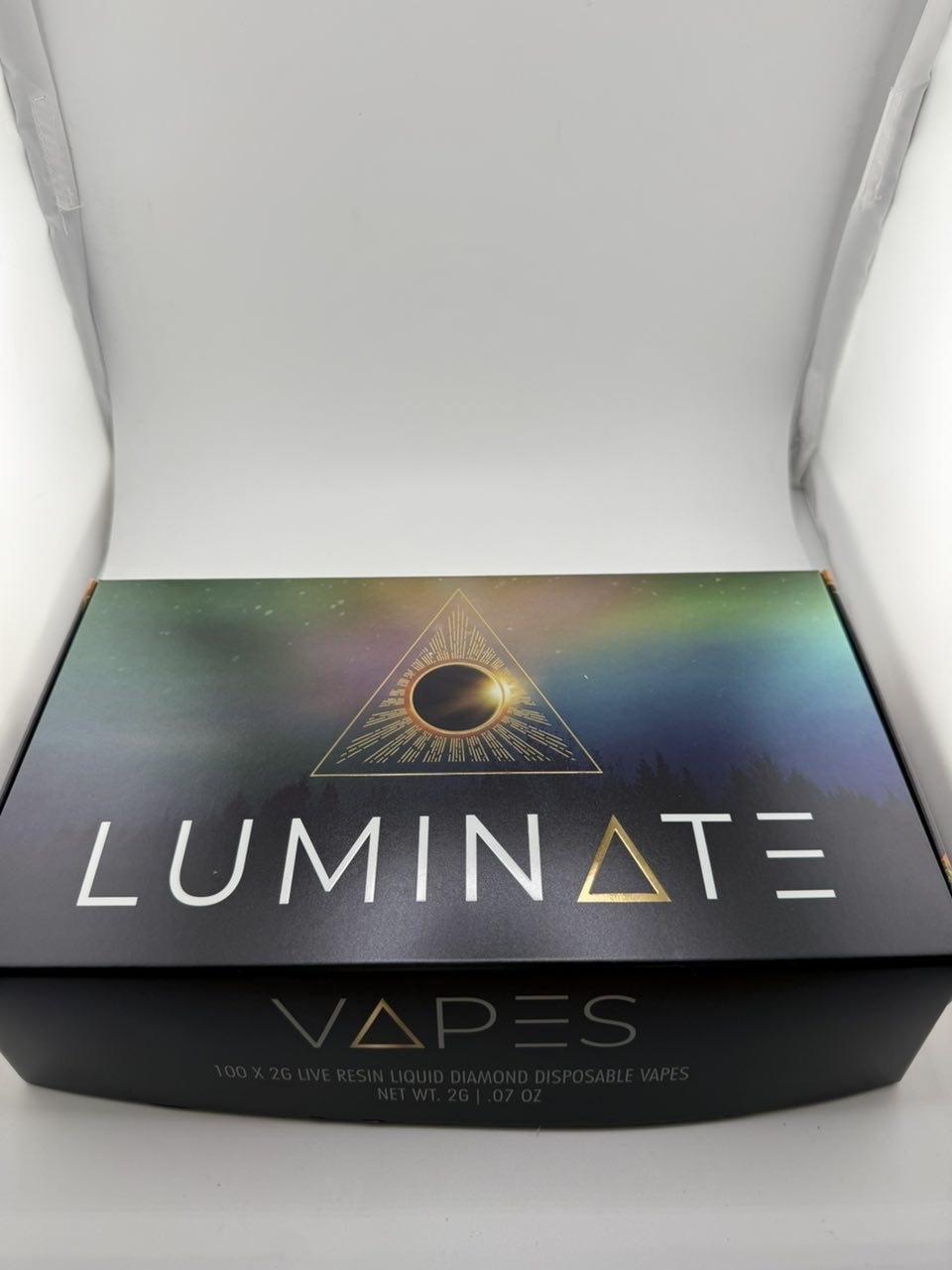 luminate live resin Disposables