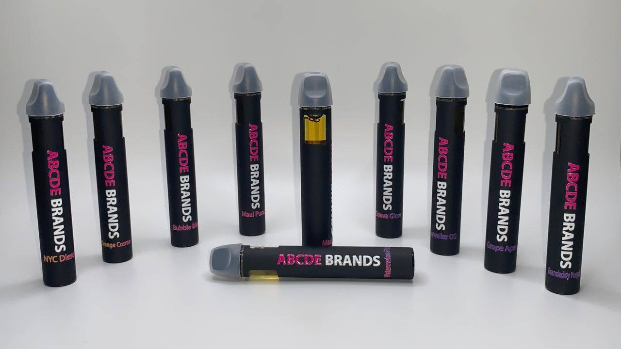 ABCDE brands live resin disposable