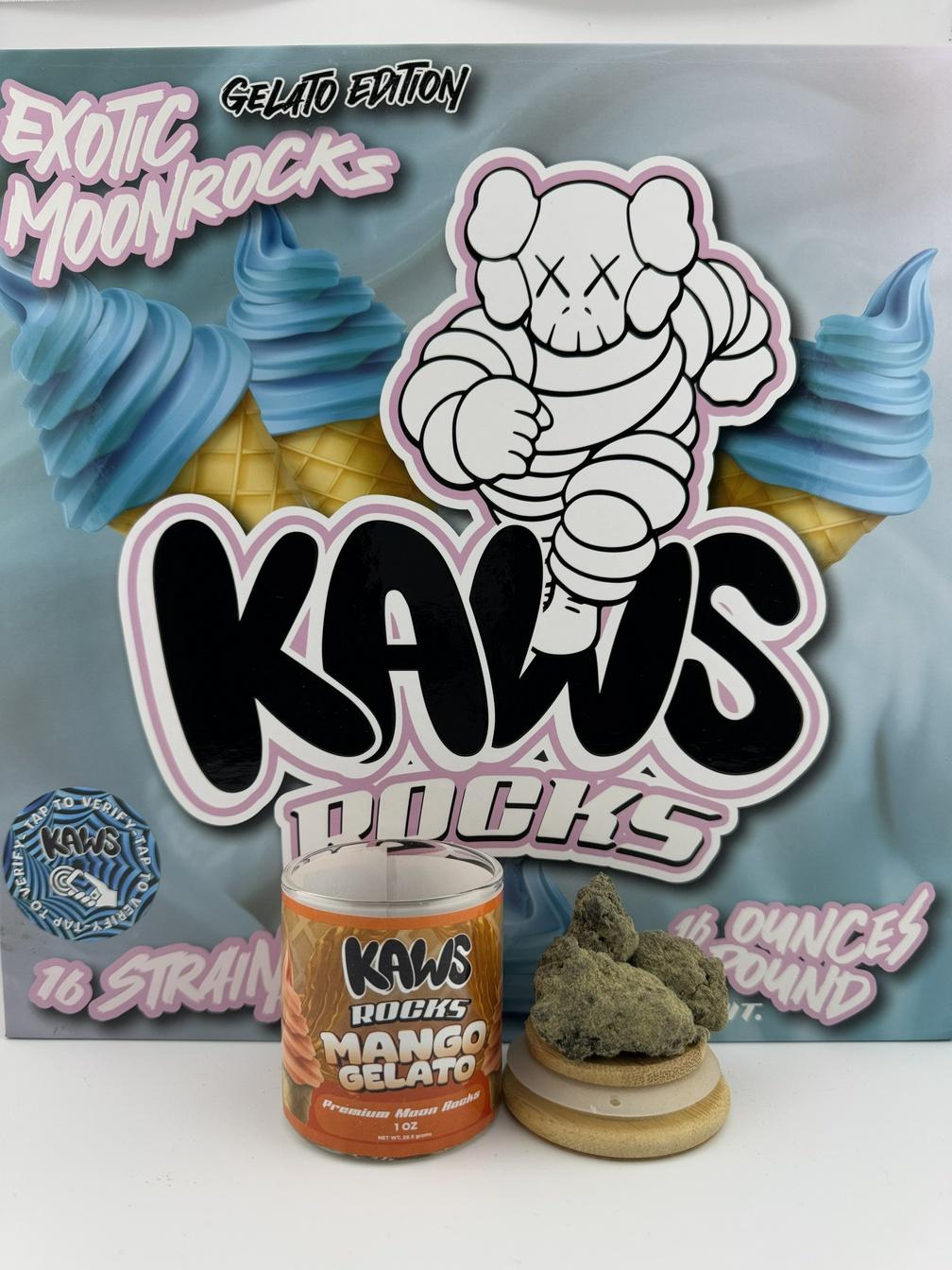 Kaws Moonrocks Gelato Edition