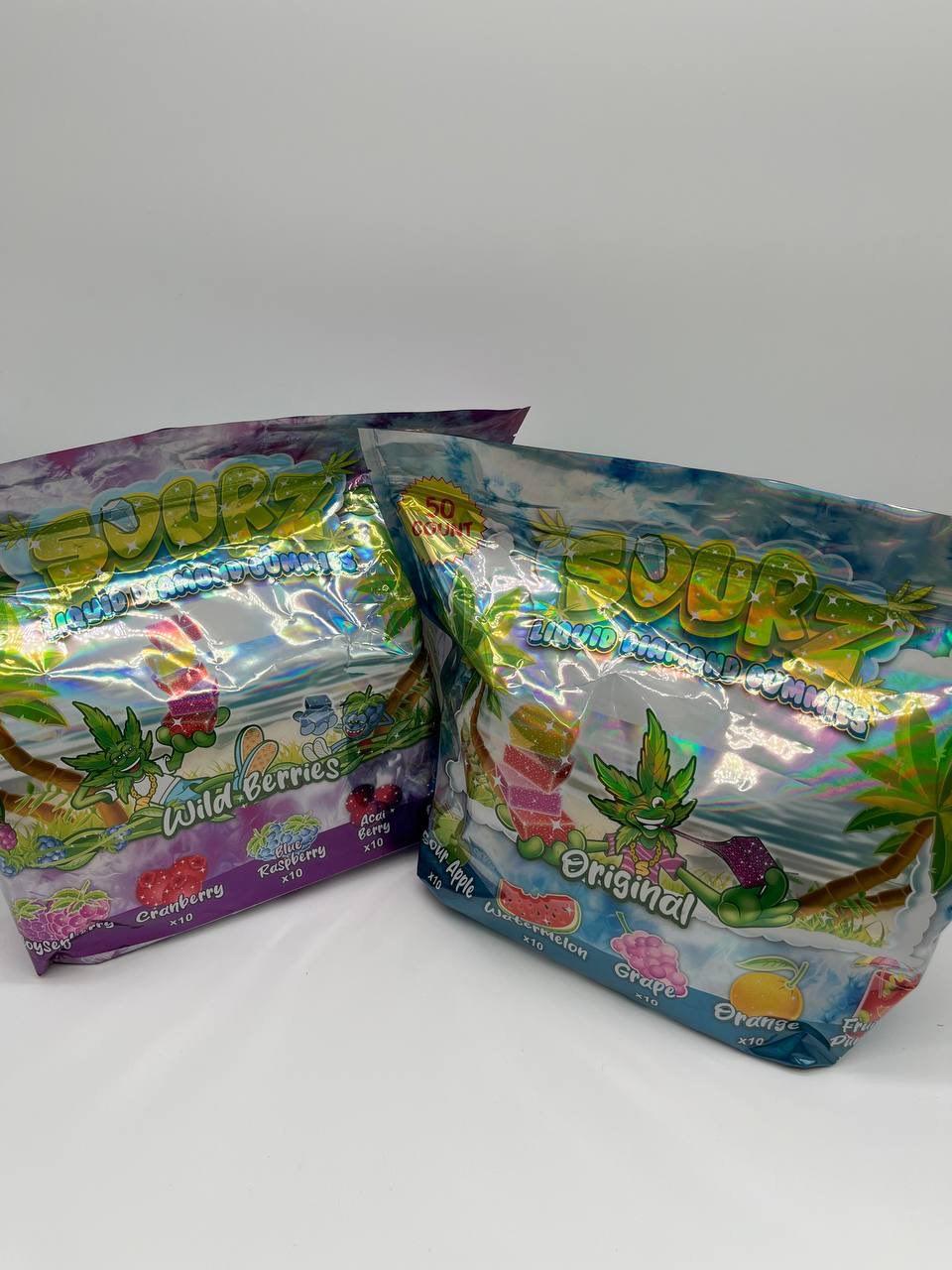 Sourz liquid diamonds gummies
