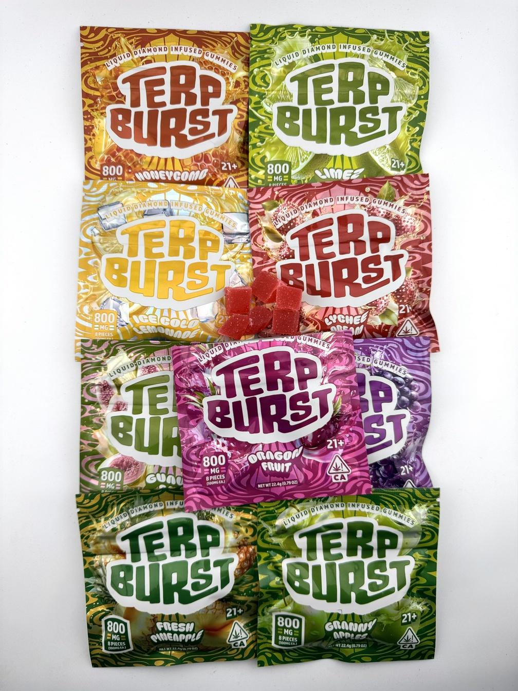 Terp Burst Gummies 800mg THC
