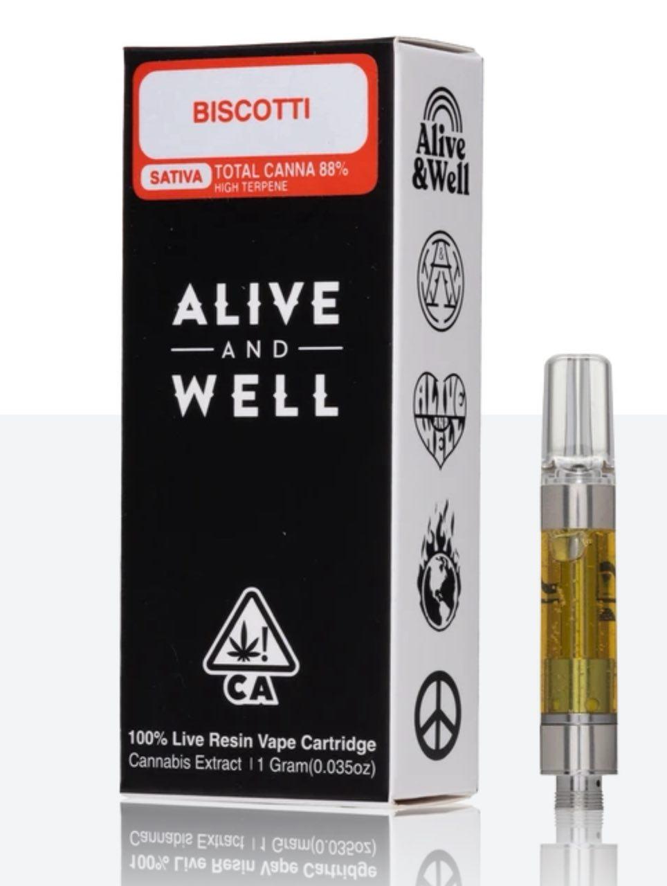 alive and well live resin carts