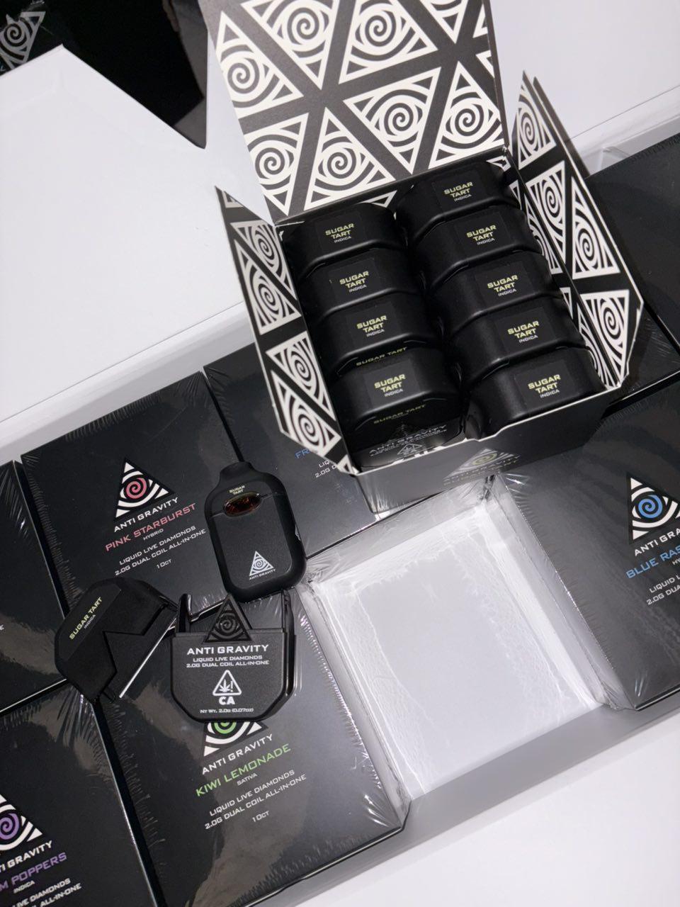 Anti gravity live resin disposables