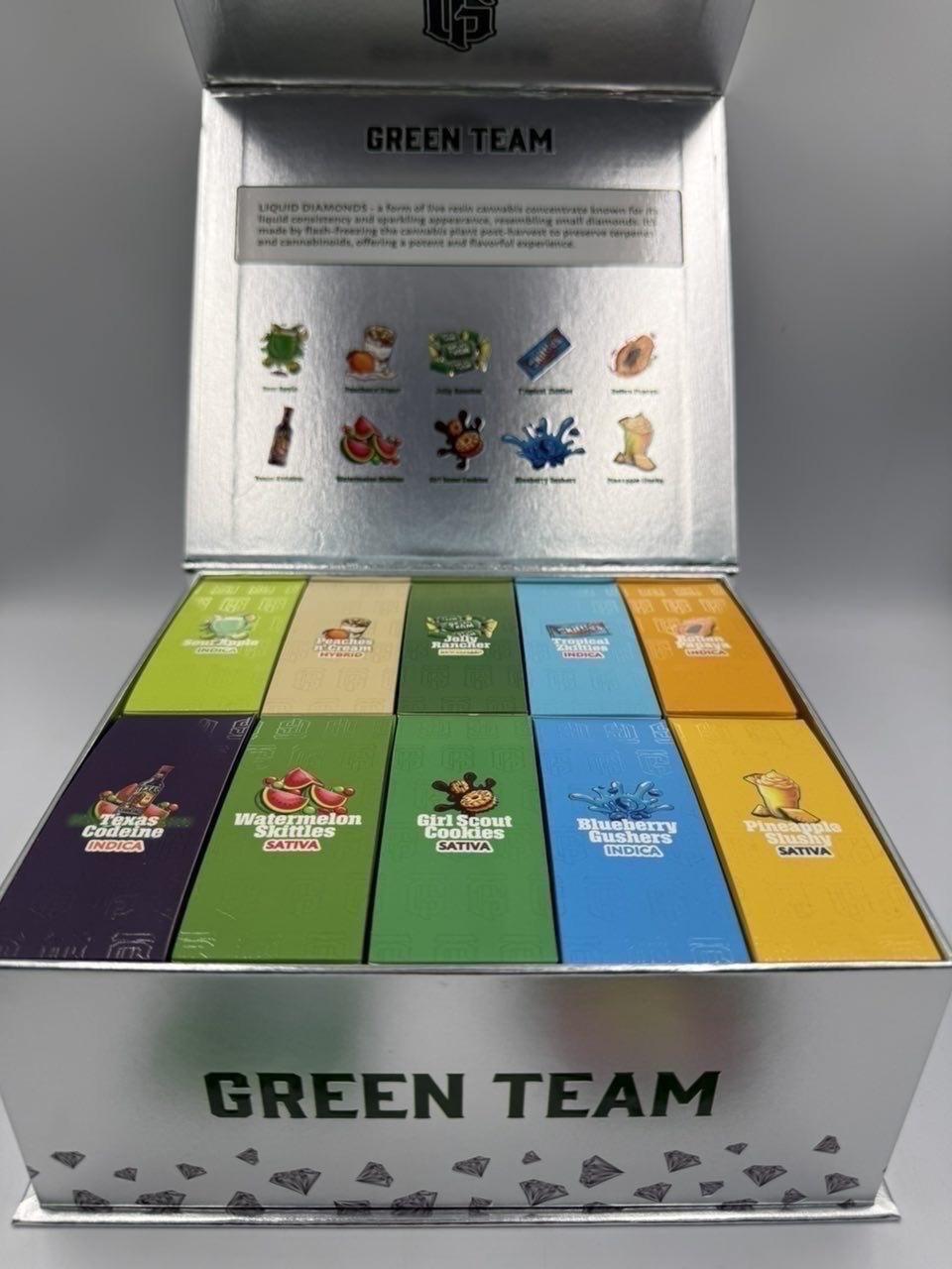 GREEN TEAM LIVE RESIN DISPOSABLES