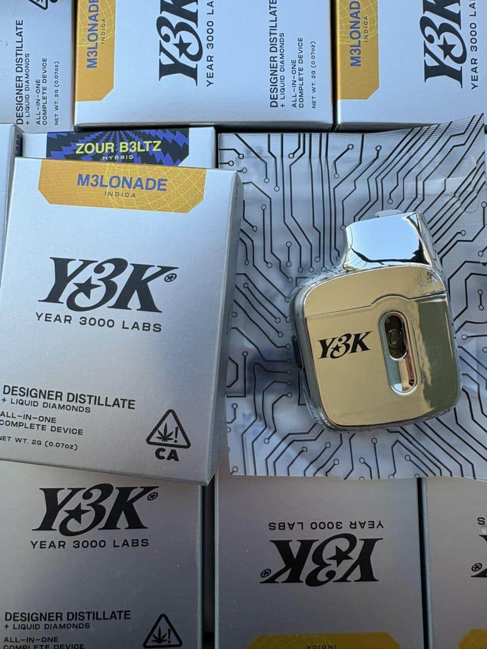 Y3K LIVE RESIN DISPOSABLES